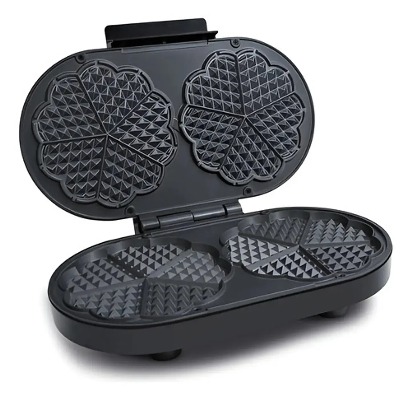 Wafflera Eléctrica Doble 2 Puestos Home Elements Teflón 1200w 110v 1