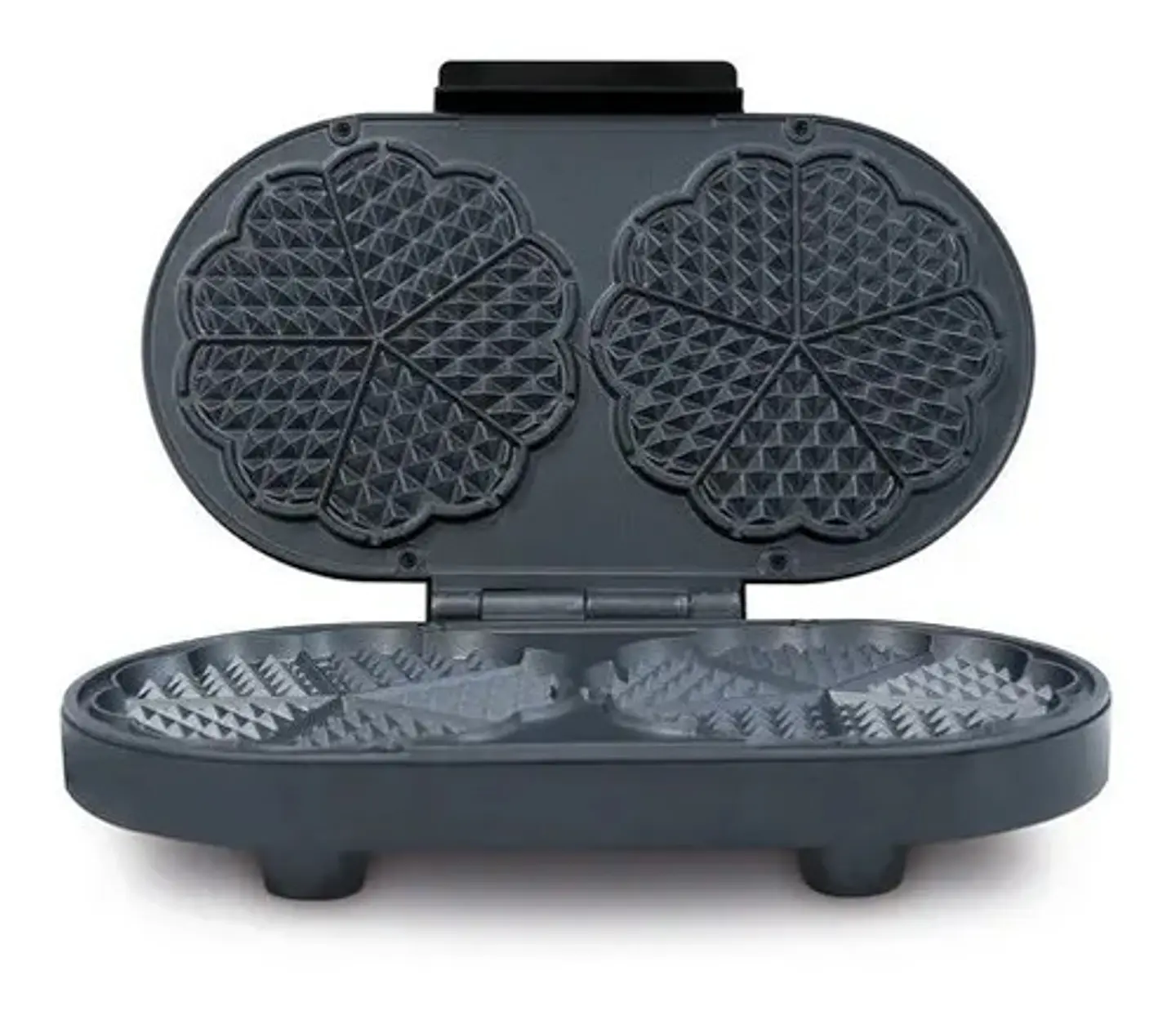 Wafflera Eléctrica Doble 2 Puestos Home Elements Teflón 1200w 110v 3
