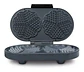 Wafflera Eléctrica Doble 2 Puestos Home Elements Teflón 1200w 110v - Miniatura 3
