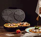 Wafflera Eléctrica Doble 2 Puestos Home Elements Teflón 1200w 110v - Miniatura 5