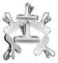 Ganchos X4 Magnéticos Acero Inoxidable Pinzas 3093847 Color Plateado - Miniatura 1