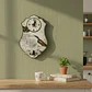 Reloj Pared Cocina Madera Análogo Decoración Hogar 2025 - Miniatura 2