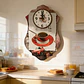 Reloj Pared Cocina Madera Análogo Decoración Hogar 2025 - Miniatura 11