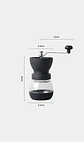 Molino Manual De Café Coffe Dx-02 Molienda Ajustable Portátil Negro - Miniatura 2