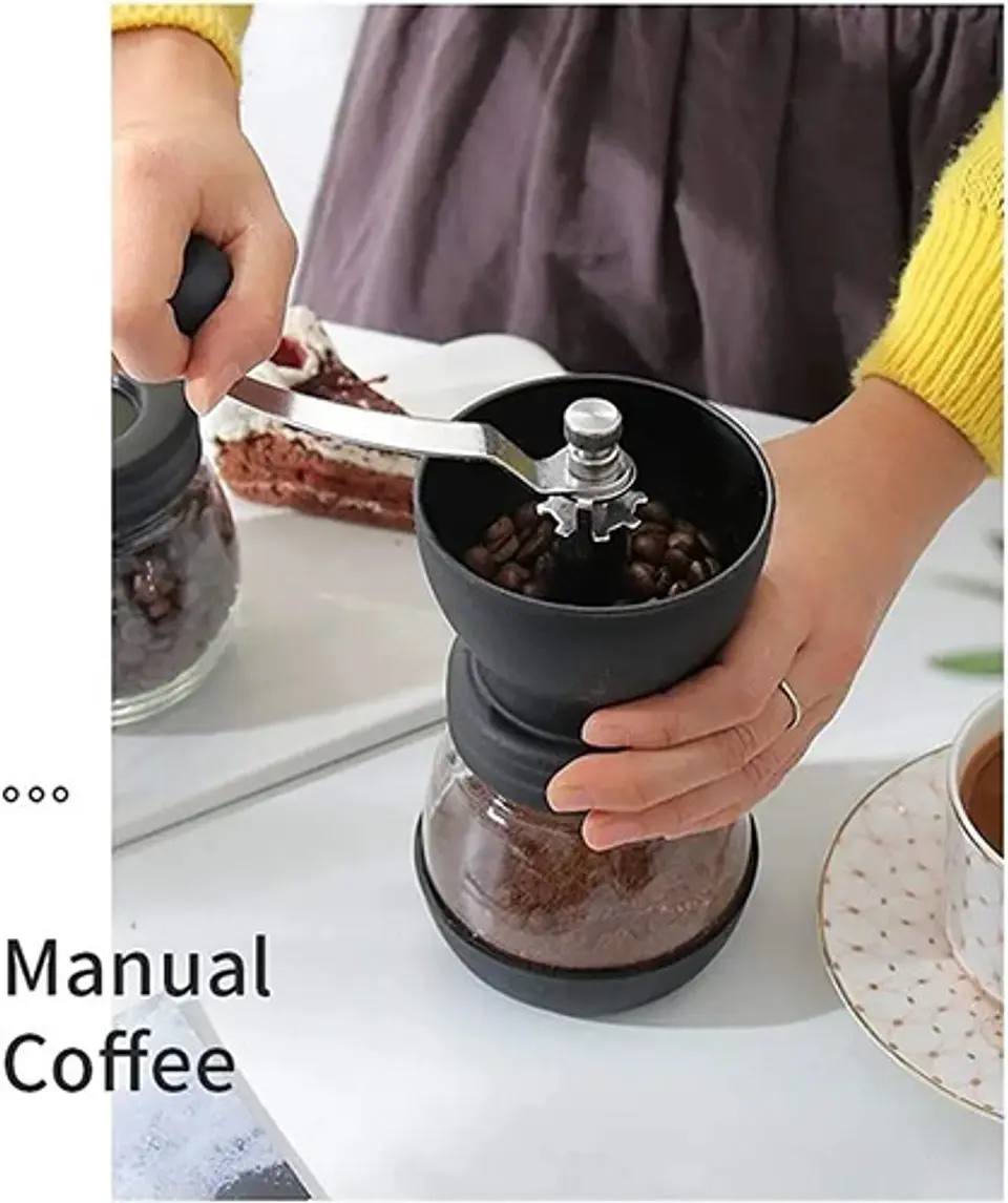 Molino Manual De Café Coffe Dx-02 Molienda Ajustable Portátil Negro 3