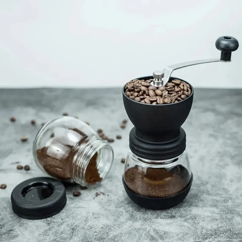 Molino Manual De Café Coffe Dx-02 Molienda Ajustable Portátil Negro 6