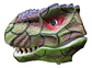 Titere Dinosaurio T- Rex Caucho Spray Agua Q9899 - Miniatura 2