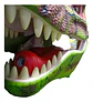 Titere Dinosaurio T- Rex Caucho Spray Agua Q9899 - Miniatura 3
