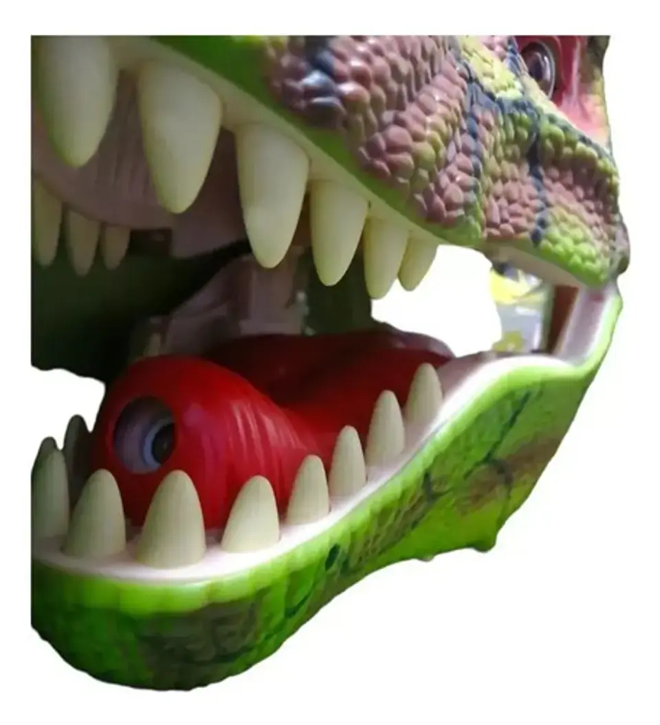 Titere Dinosaurio T- Rex Caucho Spray Agua Q9899 3