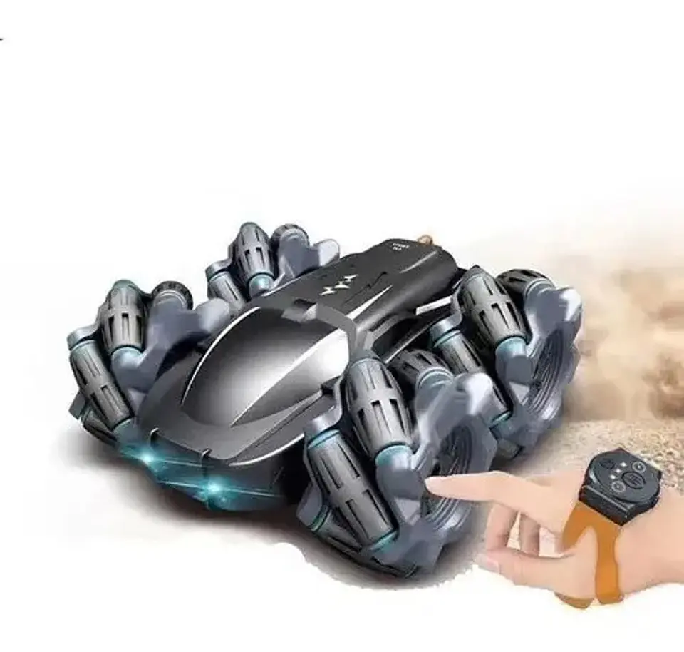 Carro Stunt 360°  A Control Remoto+control Desde Reloj 26336 2