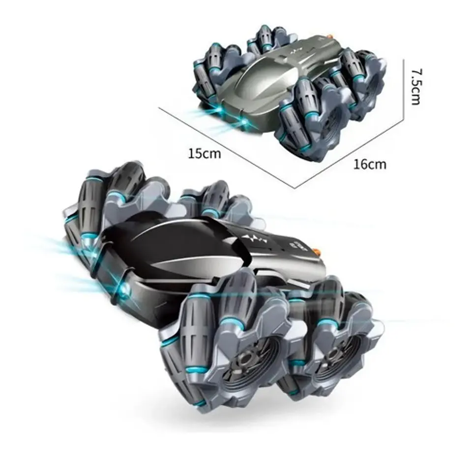 Carro Stunt 360°  A Control Remoto+control Desde Reloj 26336 3