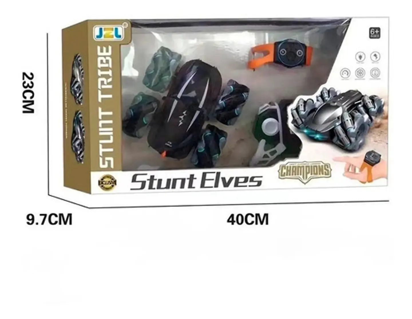 Carro Stunt 360°  A Control Remoto+control Desde Reloj 26336 4