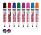 Kit De Marcadores Borrables X8 Oficina Escolar Colores 510-8 - Miniatura 3
