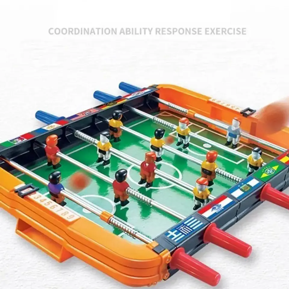 Mini Futbolin  En Plástico Set Cancha De Fútbol Ref 2123 1