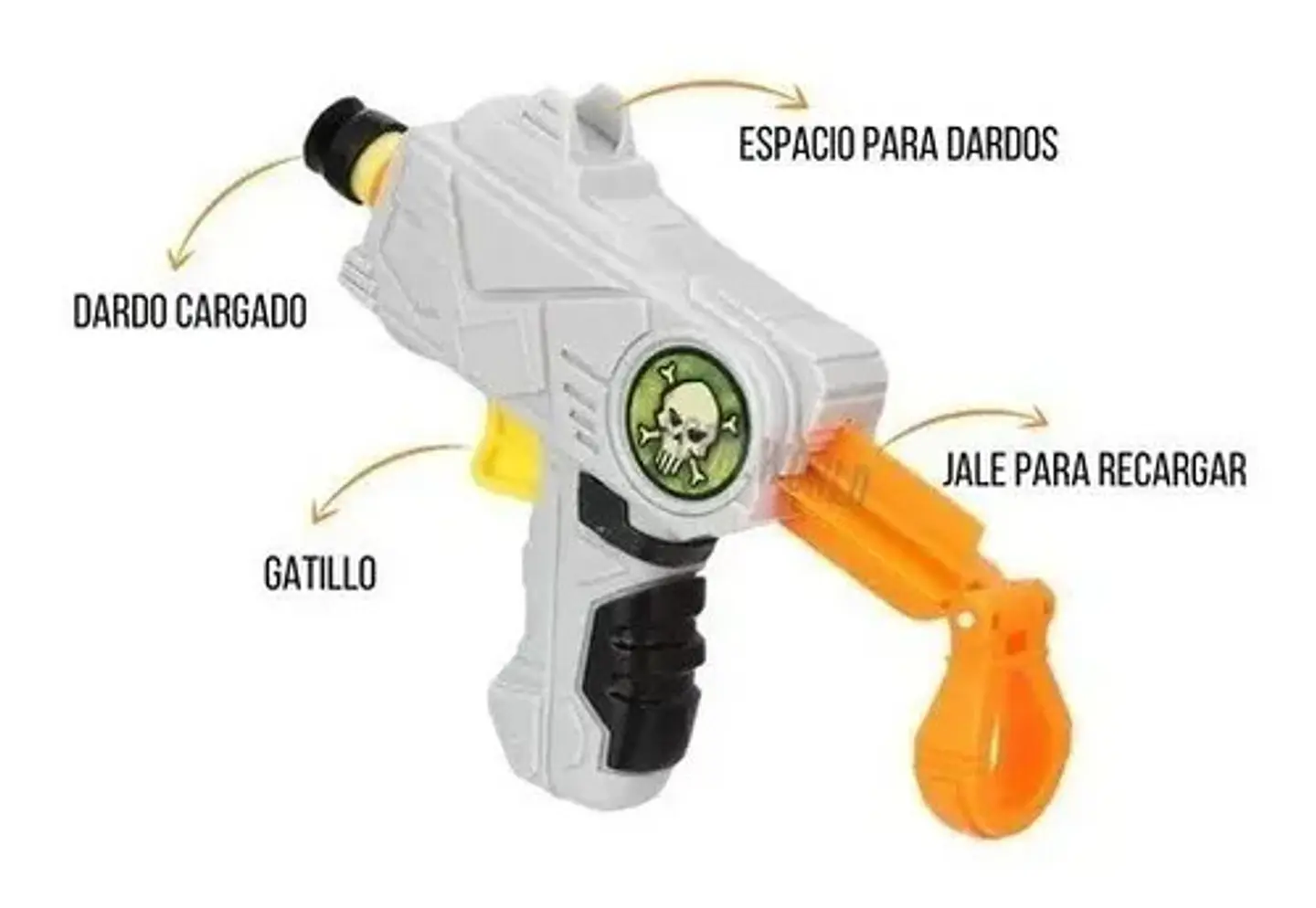 Juego  Lanza Dardos Puntería Latas Objetivo Zombie 3049132 4