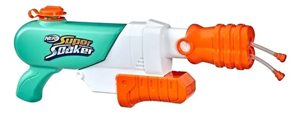 Lanzador De Agua Nerf Super Soaker Hydro Frenzy Hasbro Verde Y Naranja Verde Y Anaranjado 1