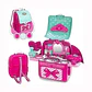 Mochila Tocador Xiong Cheng 008-963a Juguete 5-7 Años Con Accesorios - Miniatura 6