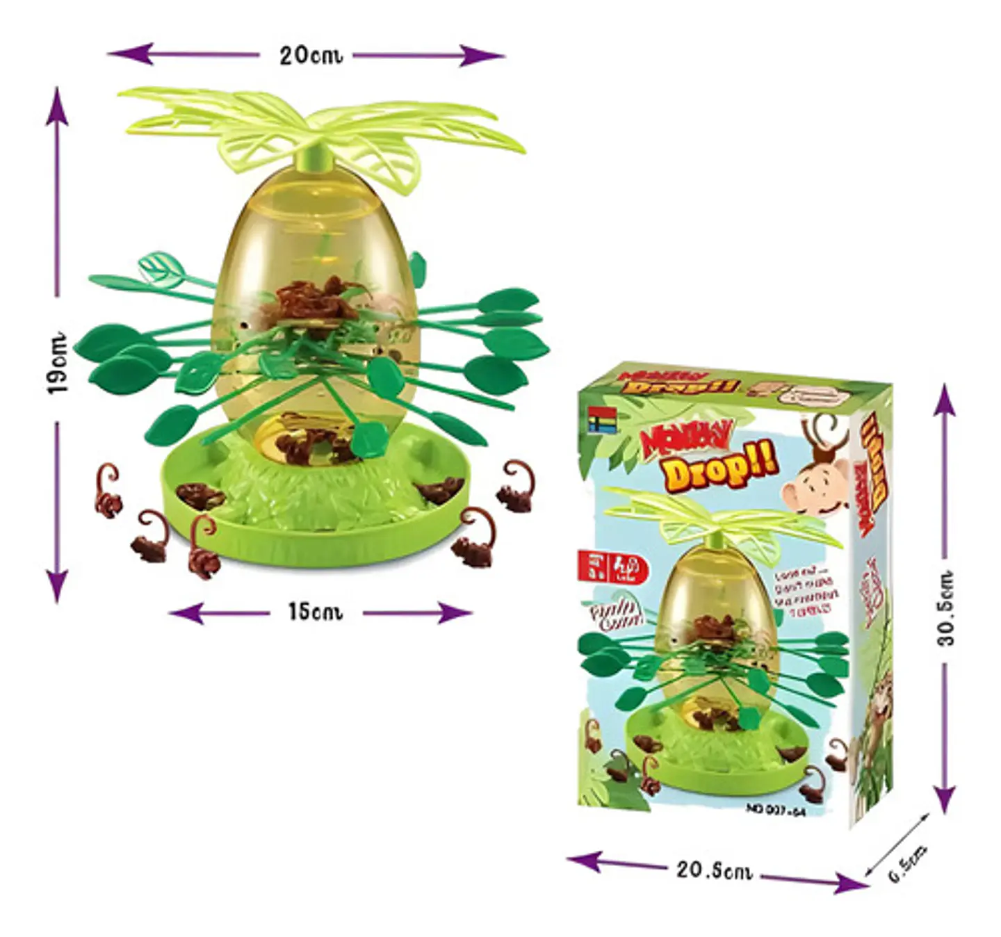 Kingso Toys Monkey Drop 2020 Monos Locos Monkey Drop Juego De Mesa Monos Locos Español 2
