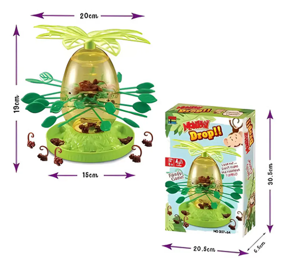 Kingso Toys Monkey Drop 2020 Monos Locos Monkey Drop Juego De Mesa Monos Locos Español 2