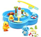 Juego De Pesca Magnética Baño Playa Pato Arenera Niños Lx685 - Miniatura 5