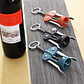 Sacacorchos Tirabuzón Metálico Pasta Botella Vino Destapador - Miniatura 3