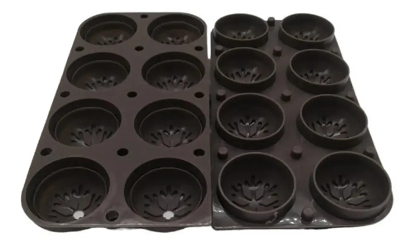 Cubos De Hielo Silicona Ideal Whiskey 8 Esferas 3099810 3