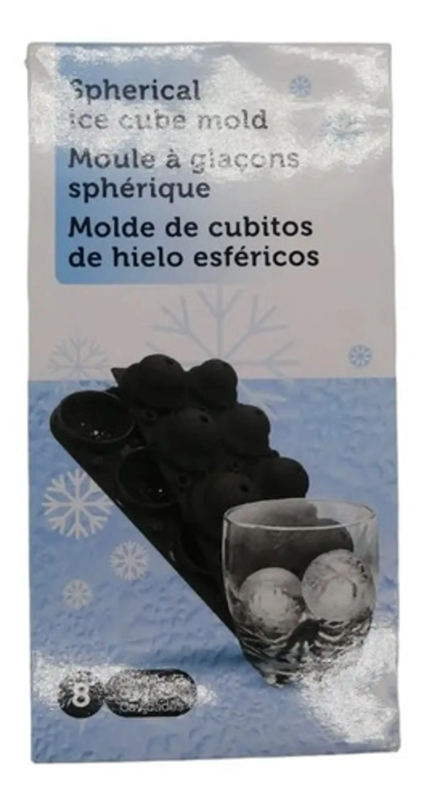 Cubos De Hielo Silicona Ideal Whiskey 8 Esferas 3099810 4