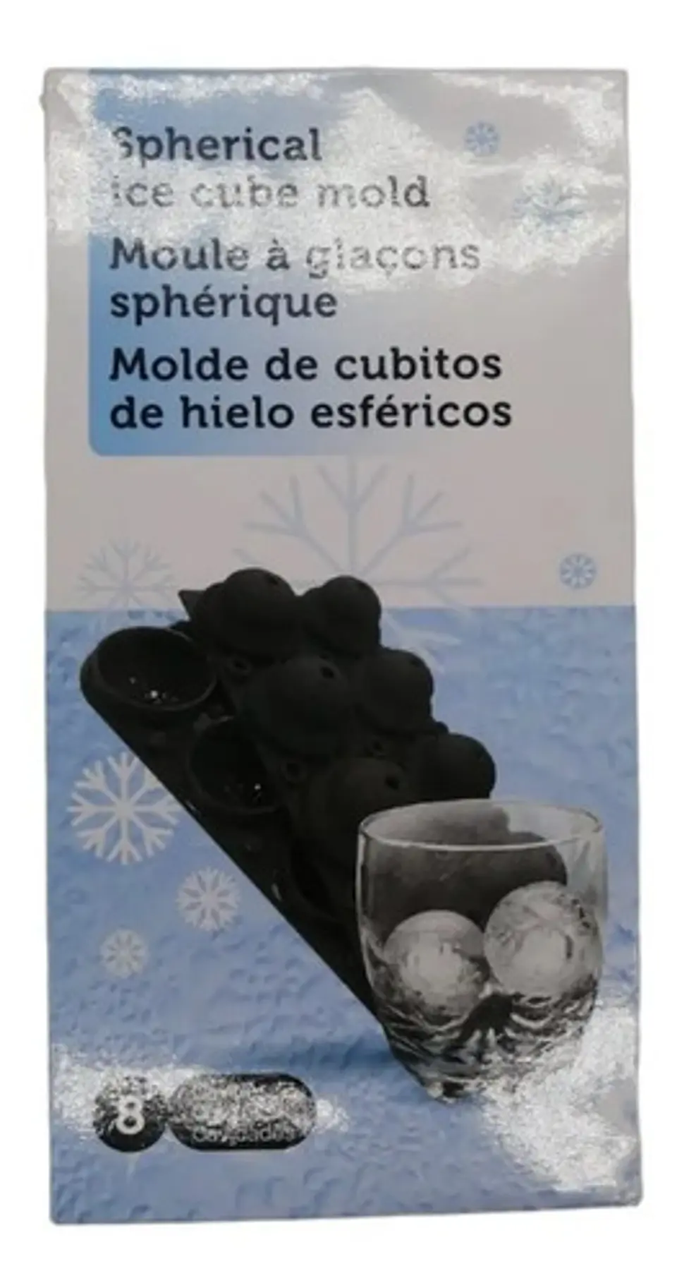 Cubos De Hielo Silicona Ideal Whiskey 8 Esferas 3099810 4