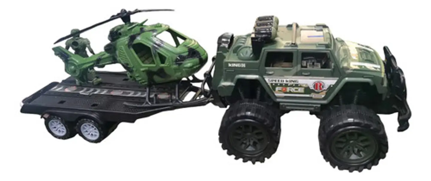 Carro Jeep Militar Remolque Helicóptero Soldado Ref. 364d-6 7