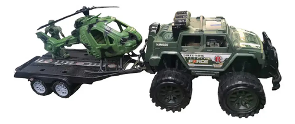 Carro Jeep Militar Remolque Helicóptero Soldado Ref. 364d-6 7