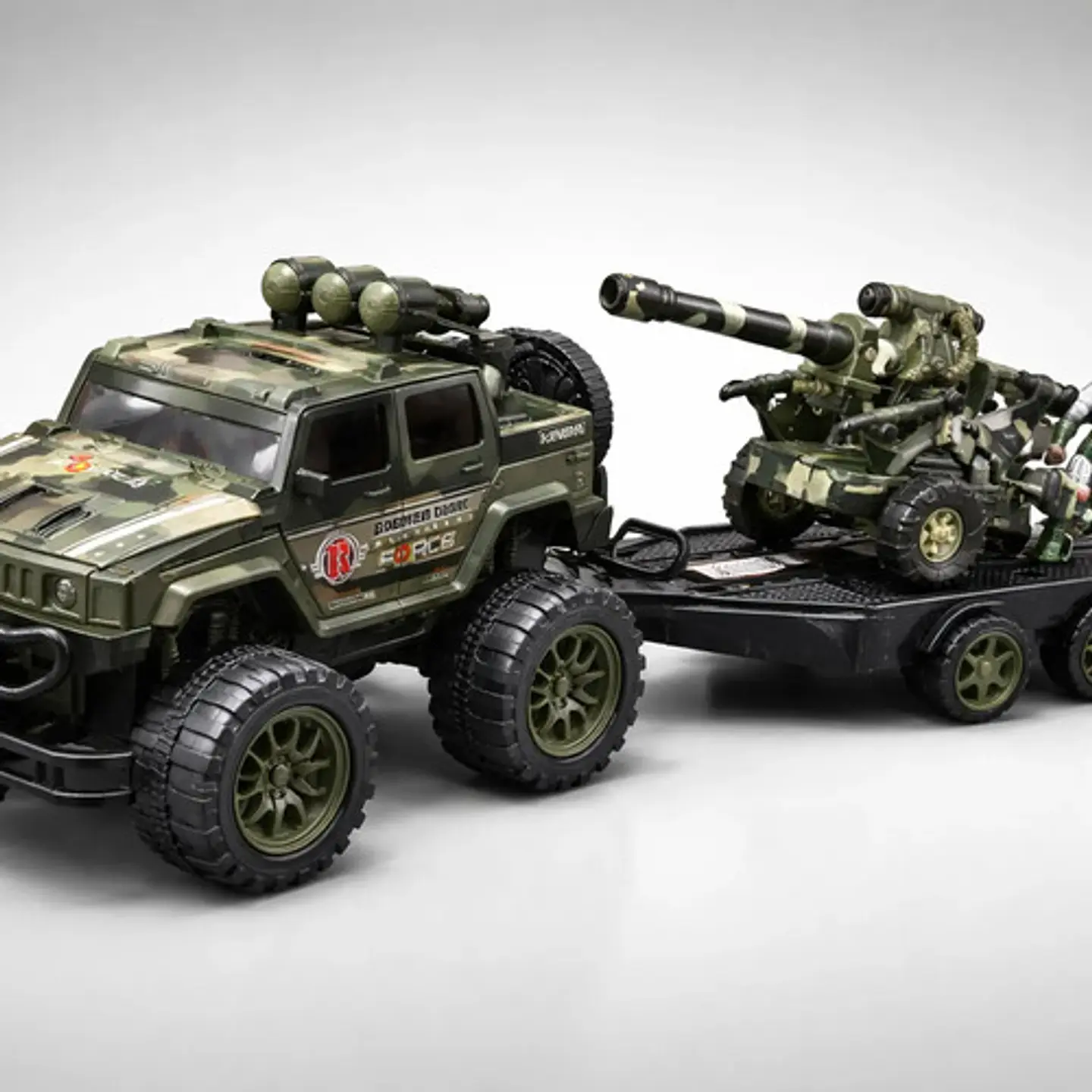 Carro Jeep Militar Remolque Helicóptero Soldado Ref. 364d-6 15