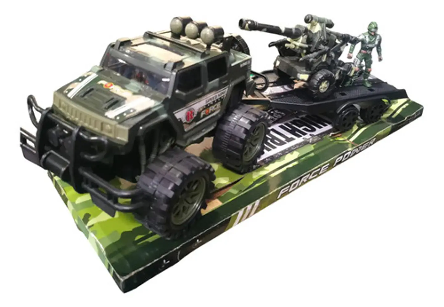 Carro Jeep Militar Remolque Helicóptero Soldado Ref. 364d-6 16