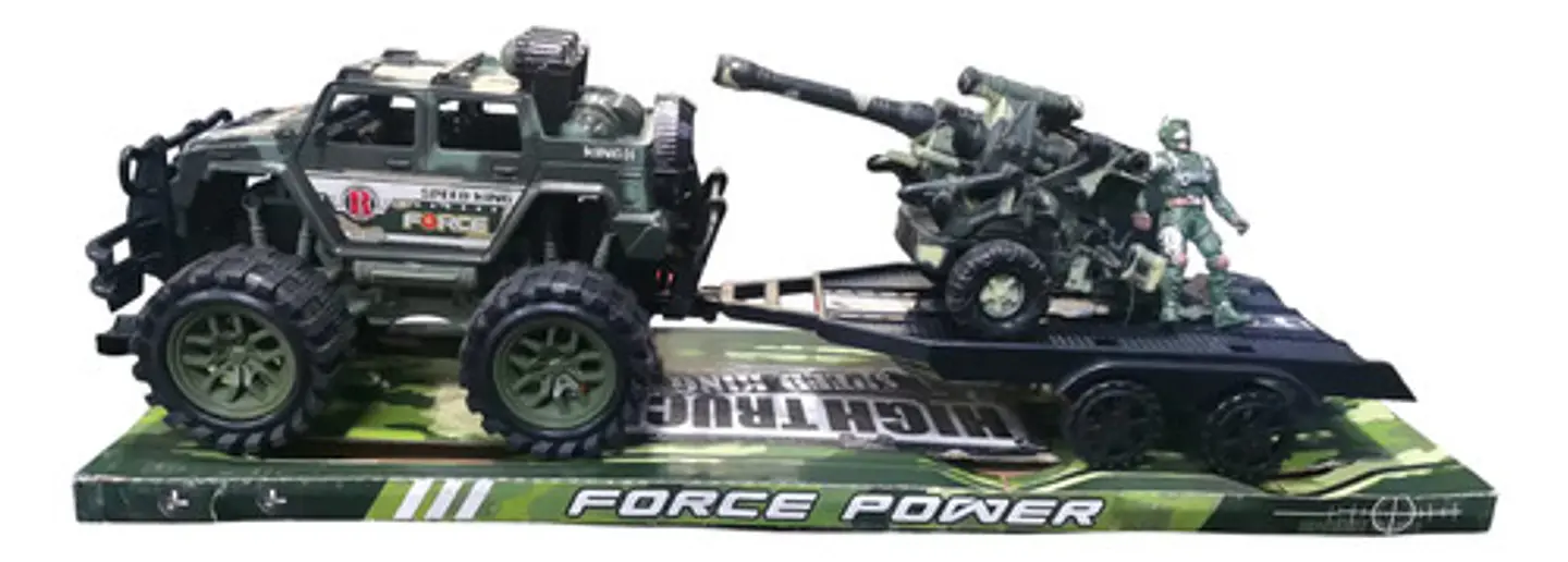 Carro Jeep Militar Remolque Helicóptero Soldado Ref. 364d-6 18
