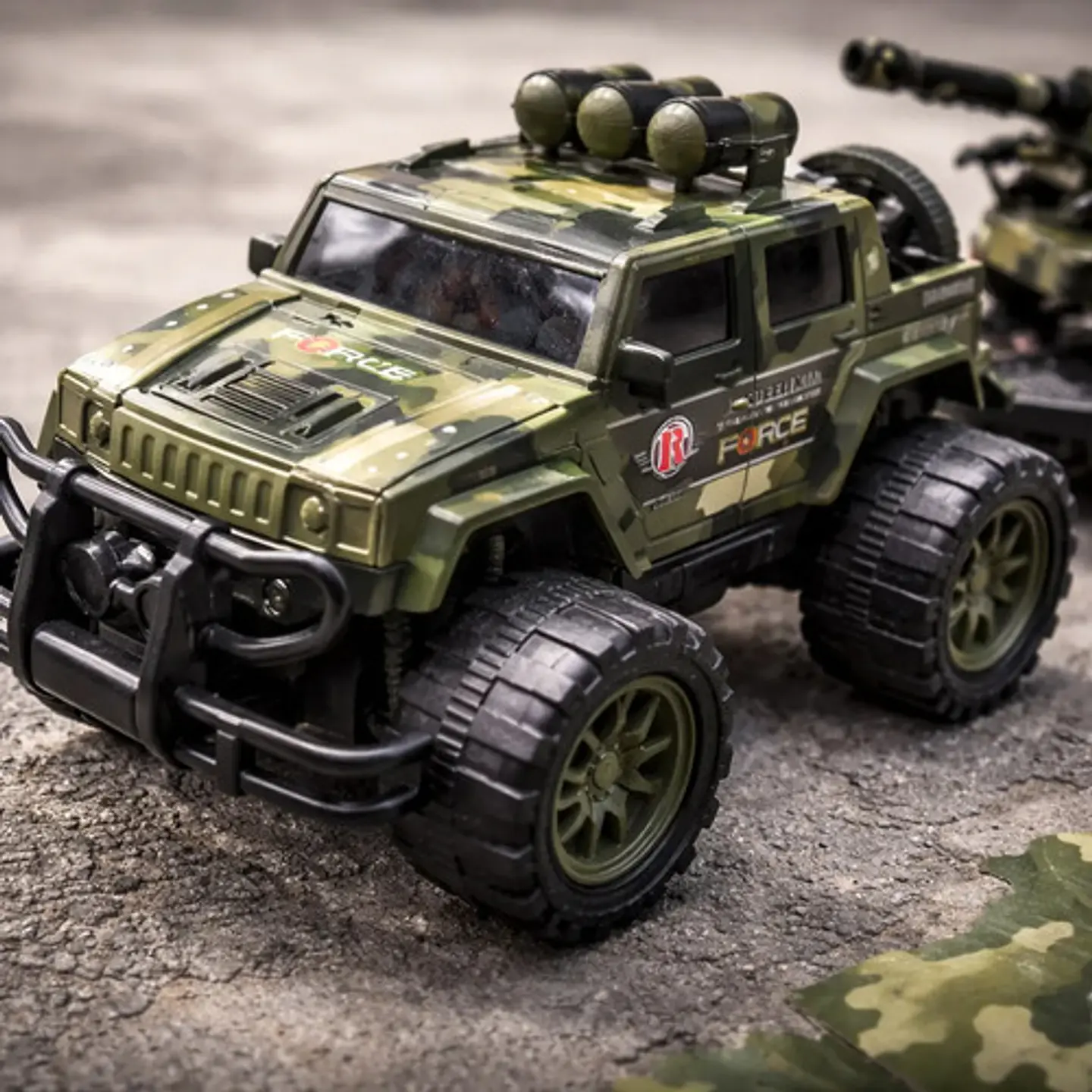 Carro Jeep Militar Remolque Helicóptero Soldado Ref. 364d-6 19