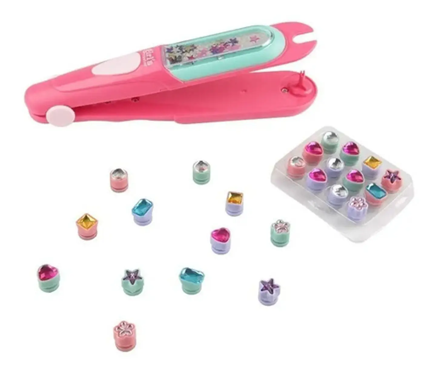 Kit Decoración Cabello Gemas Colores Niñas Peinados Mbk388 4