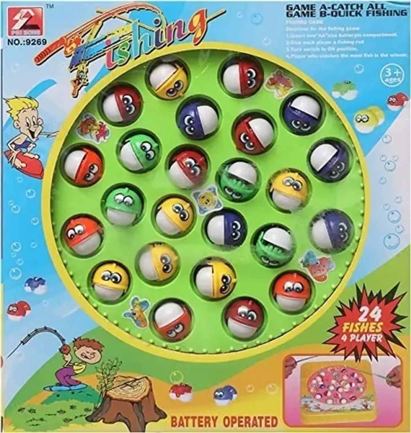 Juego Pesca Infantil  Gancho  Didáctico 8250 3