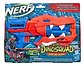 Lanzador Nerf Dinosquad Raptor Slash 6 Dardos Rojo - Miniatura 1