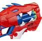 Lanzador Nerf Dinosquad Raptor Slash 6 Dardos Rojo - Miniatura 3