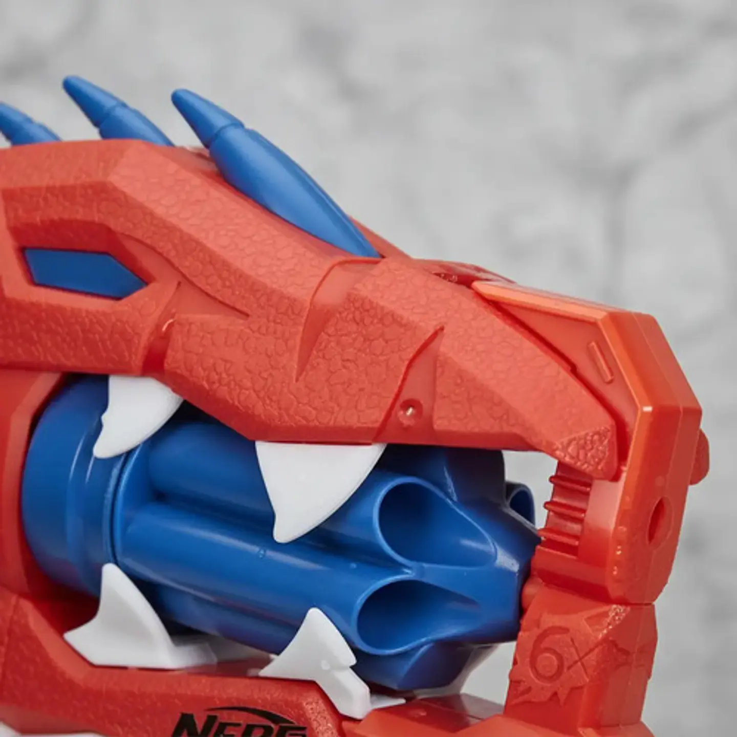 Lanzador Nerf Dinosquad Raptor Slash 6 Dardos Rojo 8