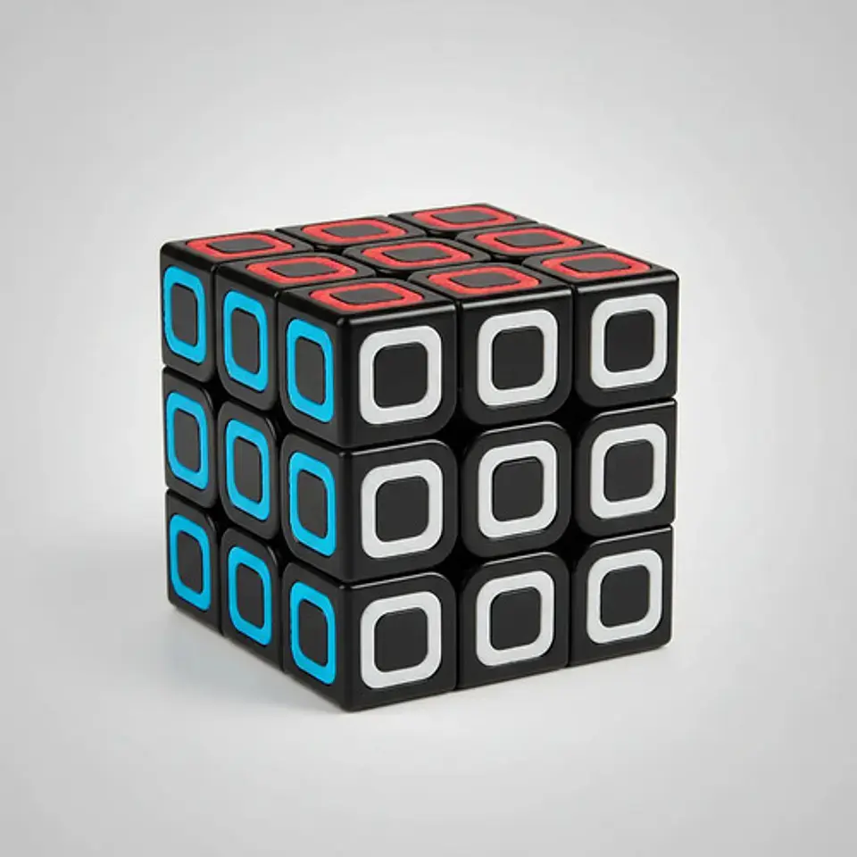 Cubo Rubik´s Mágico Colores Rompecabezas 3x3 Ref Bc-01 1