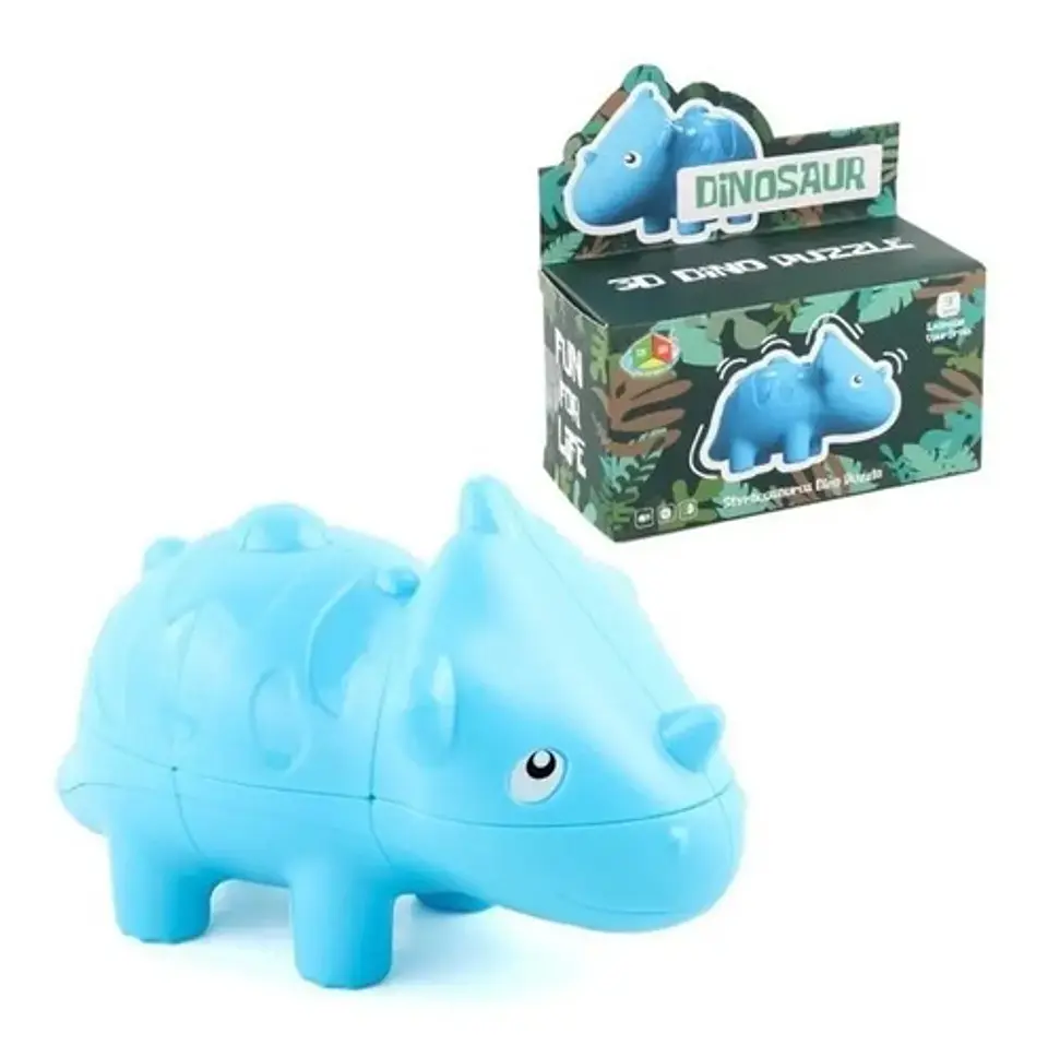 Dinosaurio De Armar Rompecabezas Didactico Niños Fx 8820  14