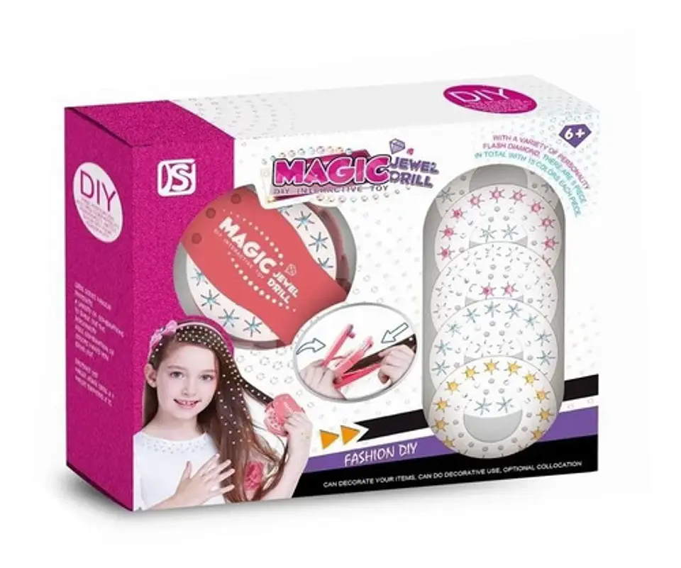 Kit Decoración Cabello Con Gemas Niñas Peinados 42058 1