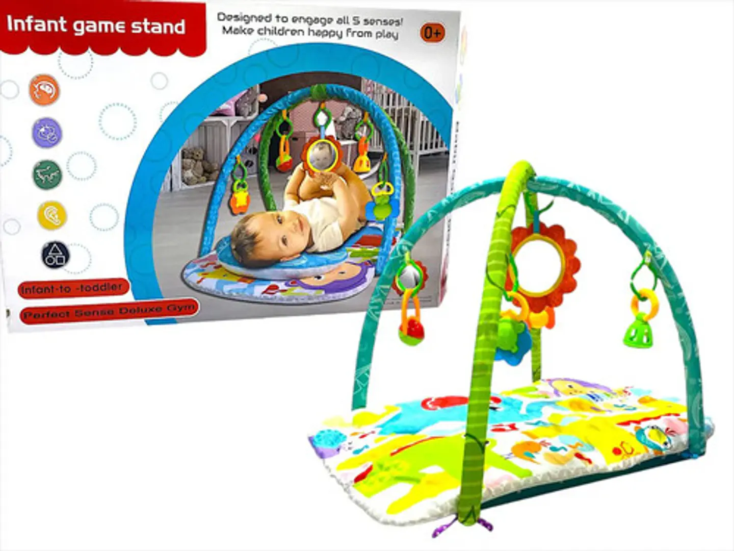 Gimnasio Tapete  Para Bebe Accesorios Selva Musical 2