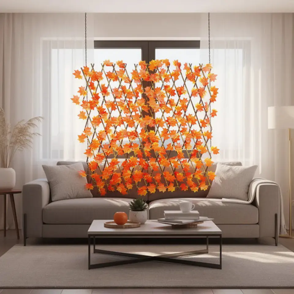 Cerca Decorativa Artificial Expandible Follaje Decora 0241-2 4