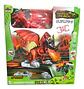 Pista De Carros Dragon Lanza Humo Sonido Juguete Gd-27a Color Rojo - Miniatura 1