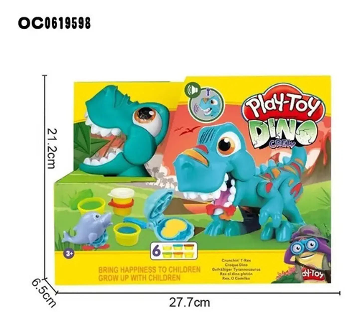 Plastilina Play Toy  Rex Sm8067 6