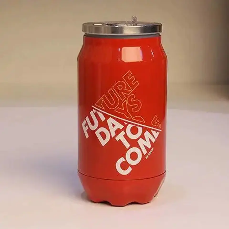 Termo Cafe Agua Acero Inoxidable Lata Gaseosa 350ml Caliente 2