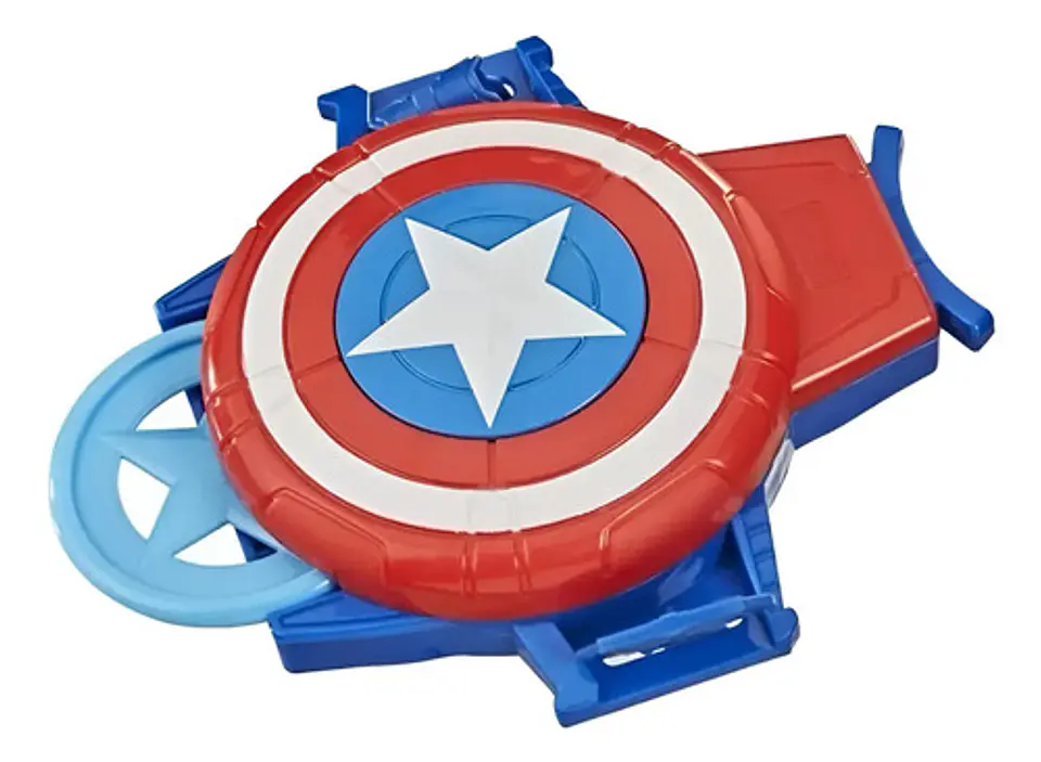 Spiderman Capitan America Black Panter Lanzador Discos F0522 1