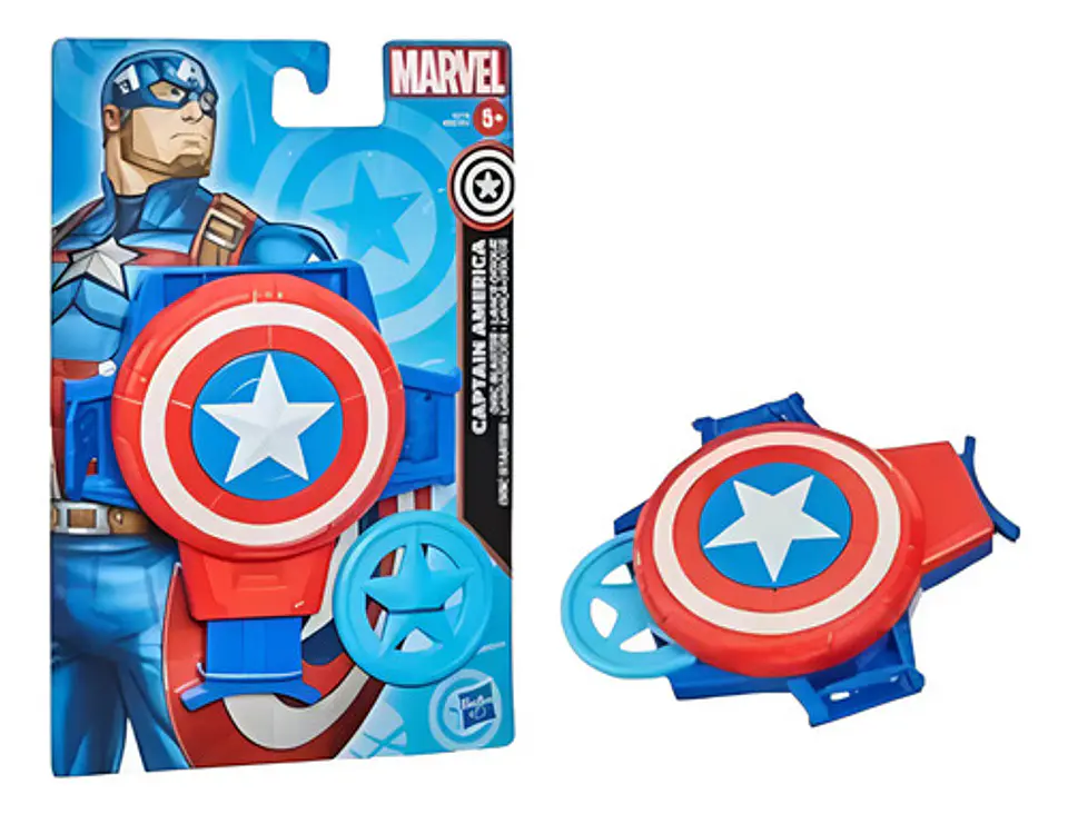 Spiderman Capitan America Black Panter Lanzador Discos F0522 3