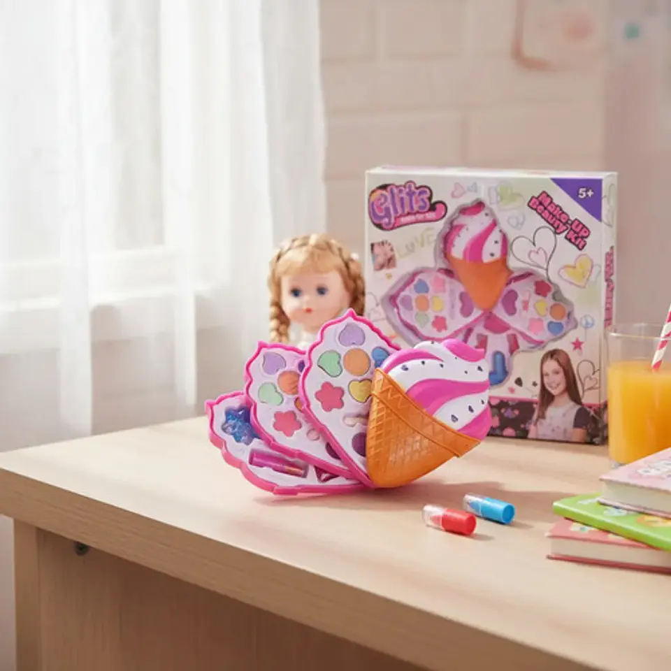 Set Belleza Estuche Maquillaje Princesa Muñeca Neceser Niñas 1
